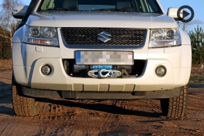 Suzuki Grand Vitara 2 - Akcesoria Off-Road 4x4 - Montaż wyciągarki MorE 4x4 [FILM]